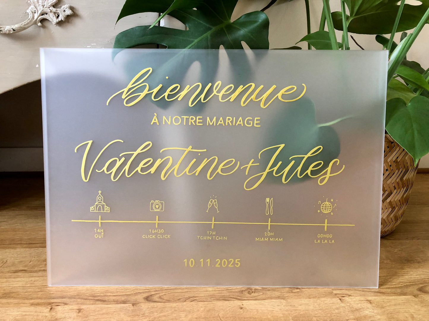 Panneau de Mariage (Givré)