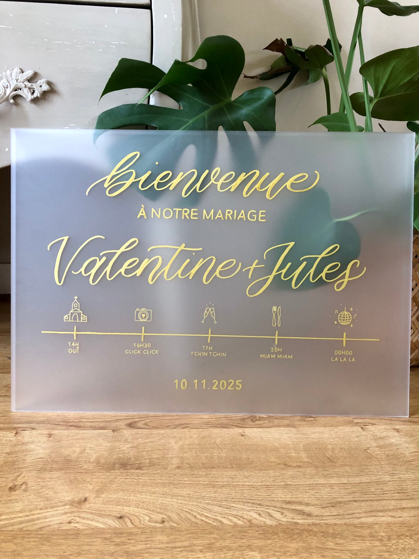 Panneau de Mariage (Givré)