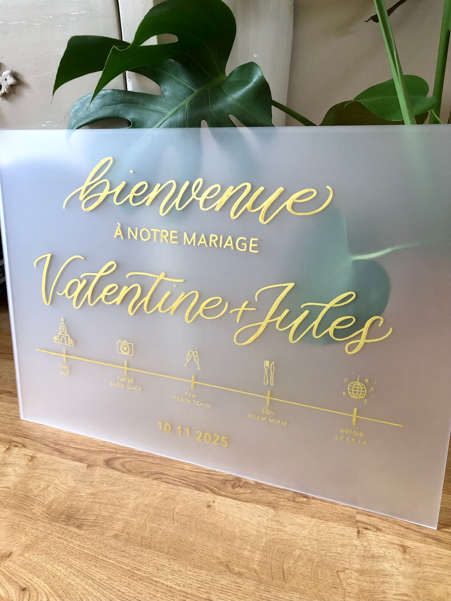 Panneau de Mariage (Givré)