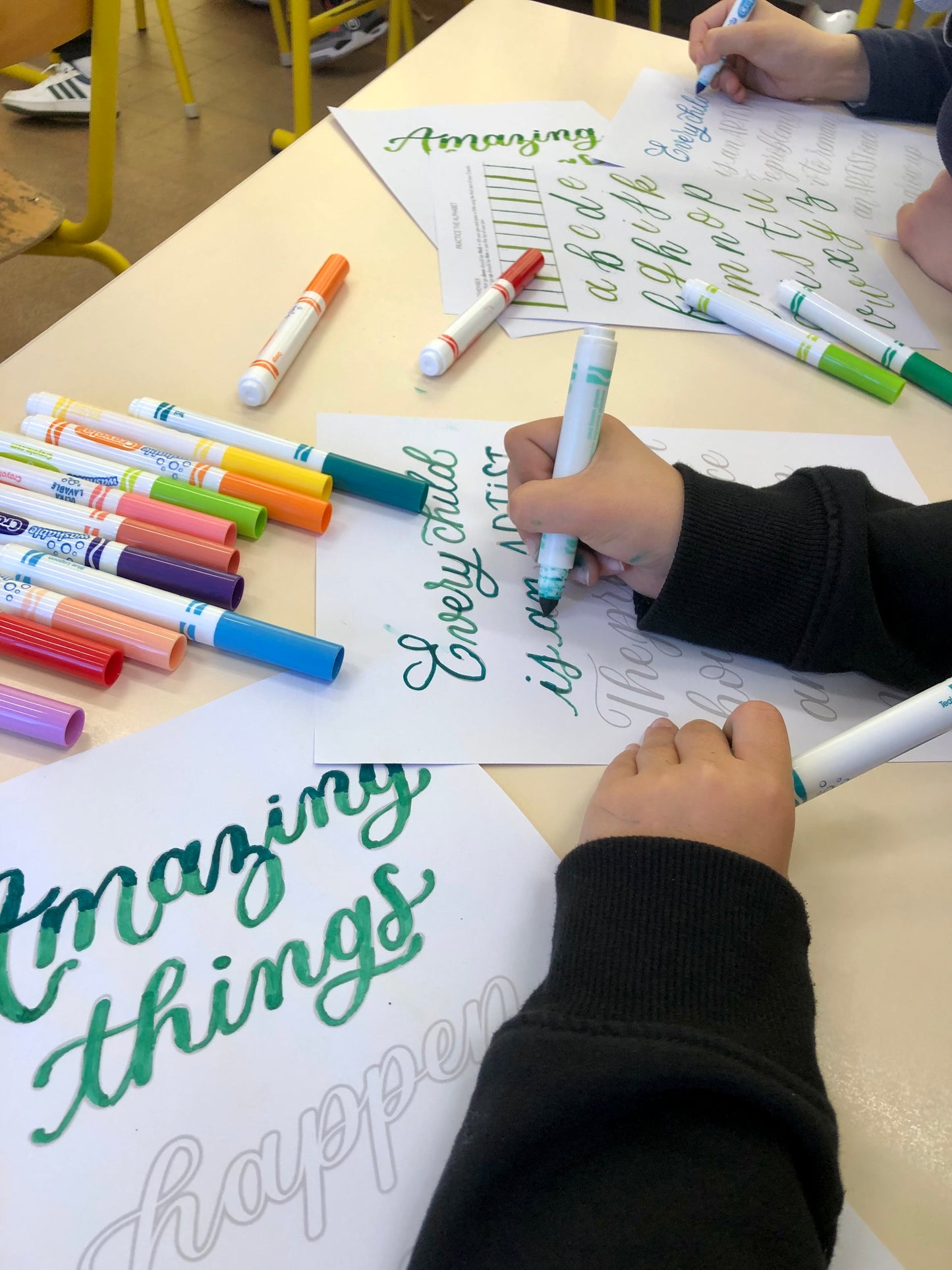 Cours de calligraphie pour une personne