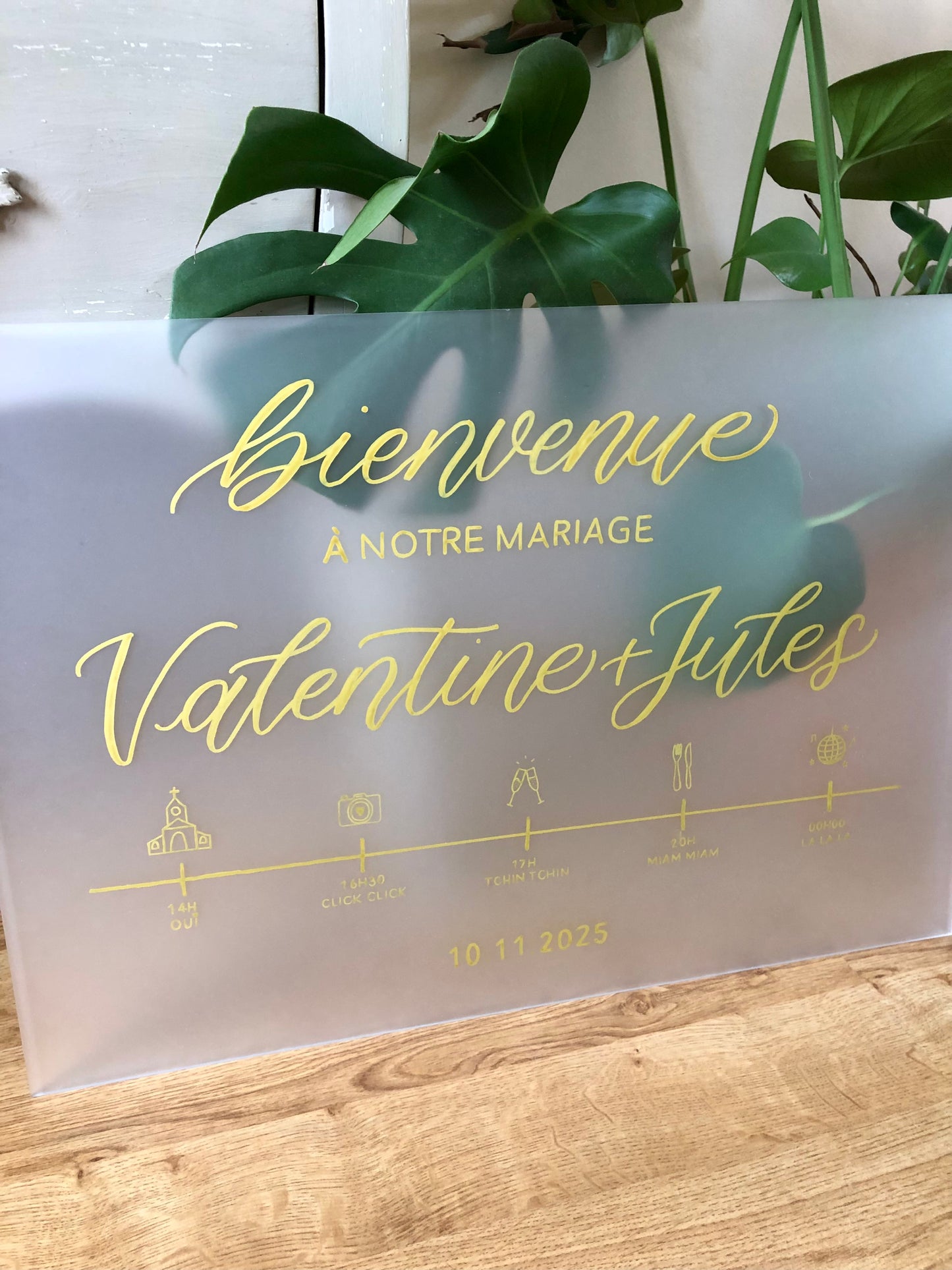 Panneau de Mariage (Givré)